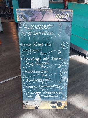 Breakfast menu September 2023 at Hausboot in Ludwigshafen