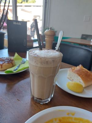 Chai latte at Hausboot in Ludwigshafen