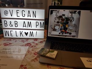 stall at Vegan Summerfest Ghent (BE) 2019 at AM/PM in Bruges