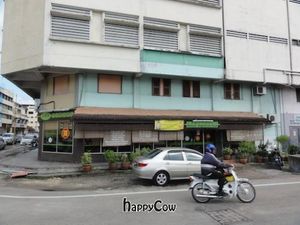 From across the street. A not overly showy exterior. at Natural Vegetarian Food in Kota Bharu