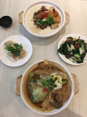 Dinner with Mama :) at Truly Vegetarian in Central Singapore