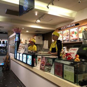 Store front at Truly Vegetarian in Central Singapore