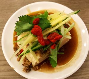 Braised Snowy Tofu  at Truly Vegetarian in Central Singapore