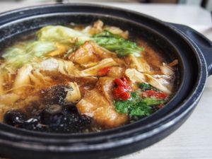 Shrooms Bak Kut Teh at Truly Vegetarian in Central Singapore