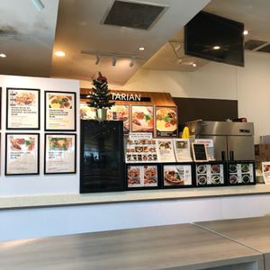 Counter at Truly Vegetarian in Central Singapore