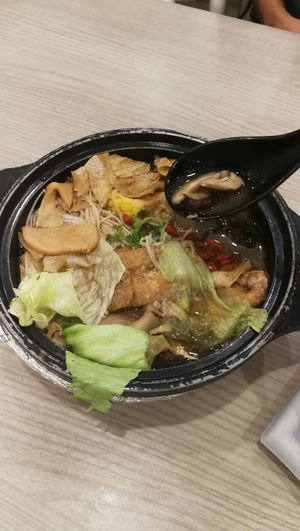 bak kut teh mee suah at Truly Vegetarian in Central Singapore