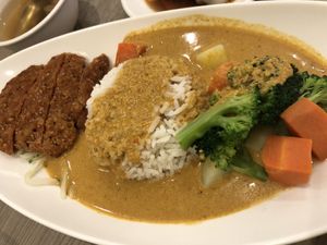 Mok Chicken 💯  at Truly Vegetarian in Central Singapore