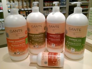 Sante cruelty free cosmetics at Bio Prodajalna Norma in Celje