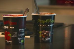 Vegan ice cream at Bio Prodajalna Norma in Celje