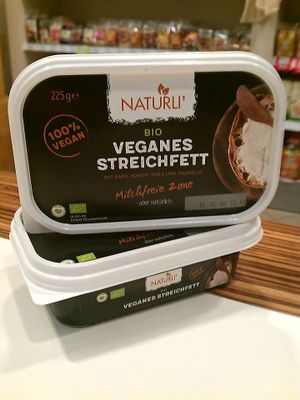 Vegan spread at Bio Prodajalna Norma in Celje