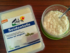 Vegan silken tofu at Bio Prodajalna Norma in Celje