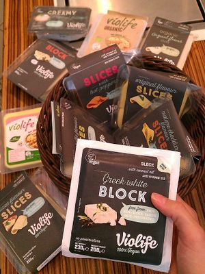 Violife vegan cheese at Bio Prodajalna Norma in Celje