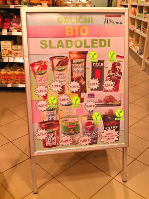 Ice cream at Bio Prodajalna Norma in Celje