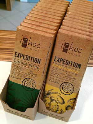 iChoc vegan chocolate at Bio Prodajalna Norma in Celje