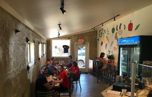 Local Vibe Cafe indoor dining at Local Vibe Cafe in Petersburg