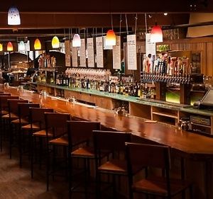 Bar at Flatbread Company in Providence