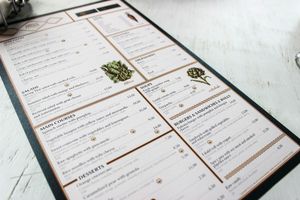 menu at Green Cuisine in Minsk