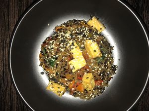 noodles at Green Cuisine in Minsk