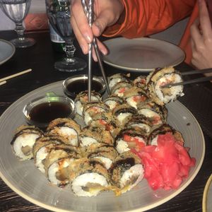 Warm vegan roll  at Green Cuisine in Minsk