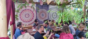  at Sacred Sushi and Curry Sunday in Pisac