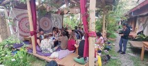  at Sacred Sushi and Curry Sunday in Pisac