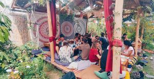  at Sacred Sushi and Curry Sunday in Pisac