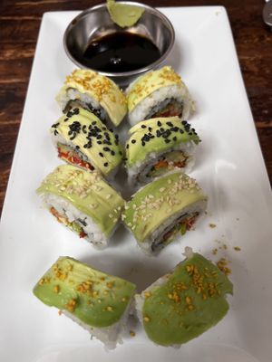   at Sacred Sushi and Curry Sunday in Pisac