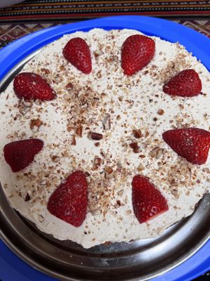   at Sacred Sushi and Curry Sunday in Pisac