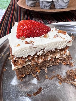   at Sacred Sushi and Curry Sunday in Pisac