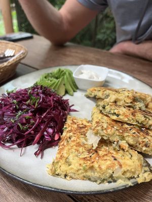   at Sacred Sushi and Curry Sunday in Pisac