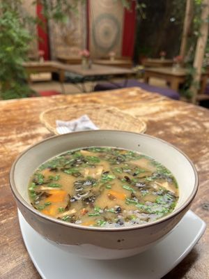   at Sacred Sushi and Curry Sunday in Pisac