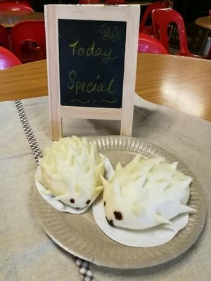 almost too cute to eat  at Friend of Vegetarian Food Stall - Asia Cafe in Penang