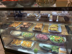 Amazing selection of vegan food  at The Garden Plate in Lismore