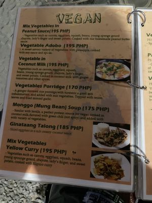 Menu  at Ven'z Kitchen in Moalboal