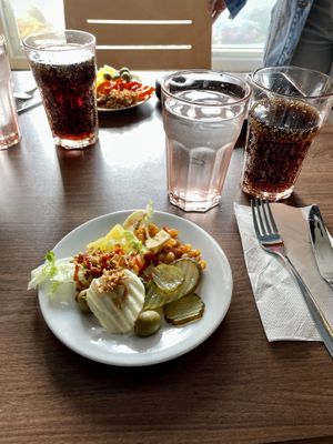 Salad bar  at Ali Baba in Turku