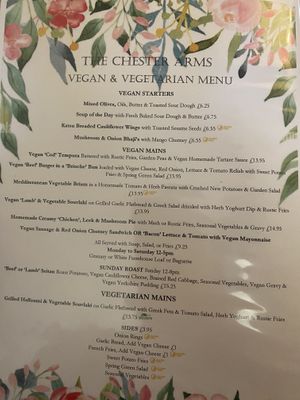   at The Chester Arms in Chicheley