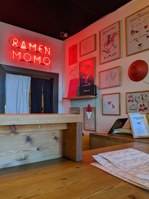 Interior at Ramen Momo in Reykjavik