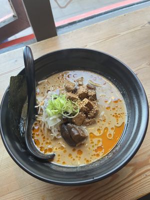 Vegan tantanmen ramen  at Ramen Momo in Reykjavik