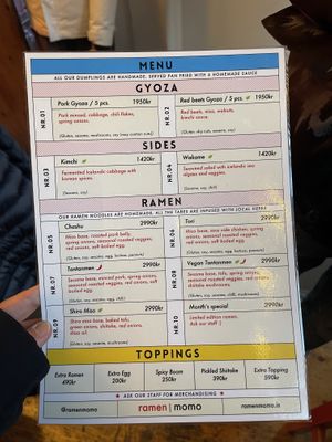   at Ramen Momo in Reykjavik