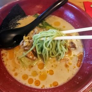 Matcha Ramen on request at Ramen Momo in Reykjavik