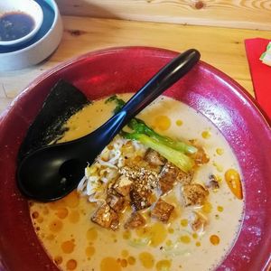 Spicy Tofu Ramen at Ramen Momo in Reykjavik