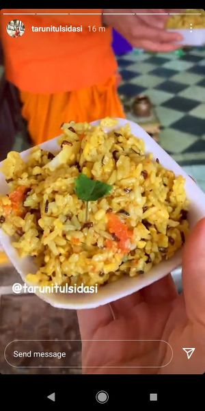 Sacred Prasada (Mercy) Of Srl Krsna  #Veganuary at Govinda's - North City in Dublin