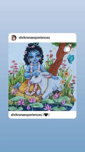 Sri Krsna Gopala Protector Of The Cows  #Veganuary at Govinda's - North City in Dublin