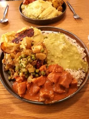 Large plate at Govinda's - North City in Dublin
