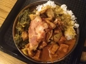 Budha vegan plate at Govinda's - North City in Dublin