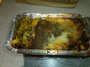 Large takeaway portion at Govinda's - North City in Dublin