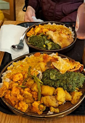 Small and large plates 🍽 at Govinda's - North City in Dublin