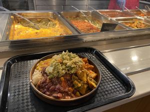 Buddha plate   at Govinda's - North City in Dublin