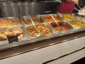 Some of the food at Govinda's - North City in Dublin