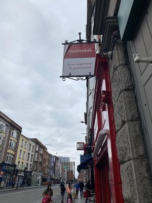 Outside  at Govinda's - North City in Dublin